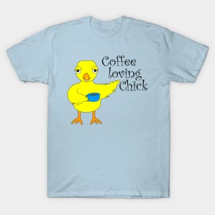 Coffee Chick Text T-Shirt